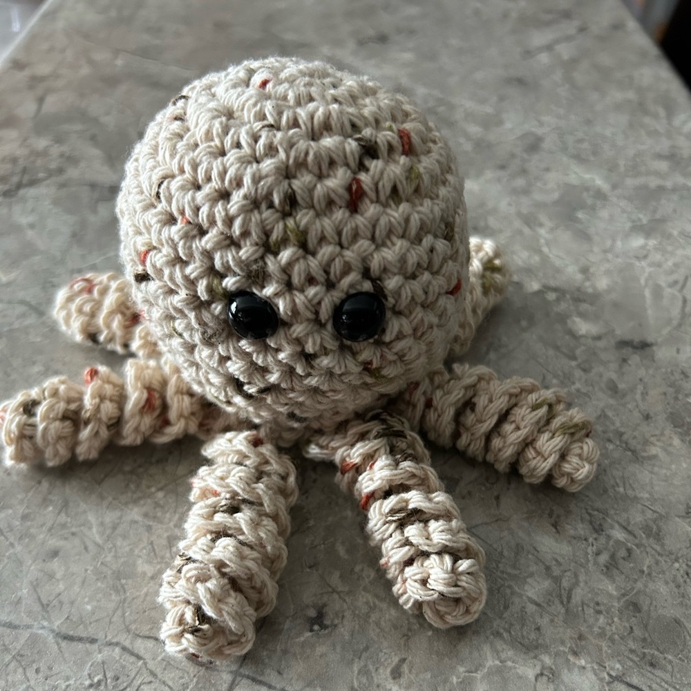 Crocheted Mini Octopuses